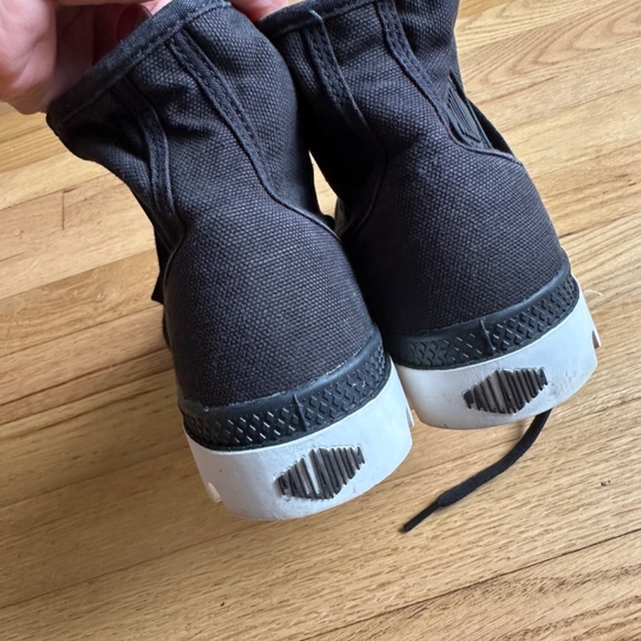 Palladium Black Canvas Boot Size 8.5 - Picture 6 of 7